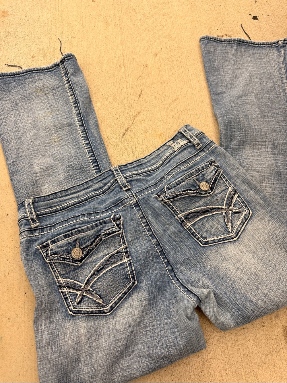 Hydraulic Women's Light Blue Bootcut Jeans with Embroidered Back Pockets